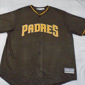 Majestic MLB San Diego Padres Replica Team Road Button Jersey Size 2XL Adult
